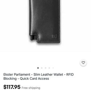Ekster Parliament wallet and a tracker card